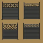 Custom Style Screen Fence